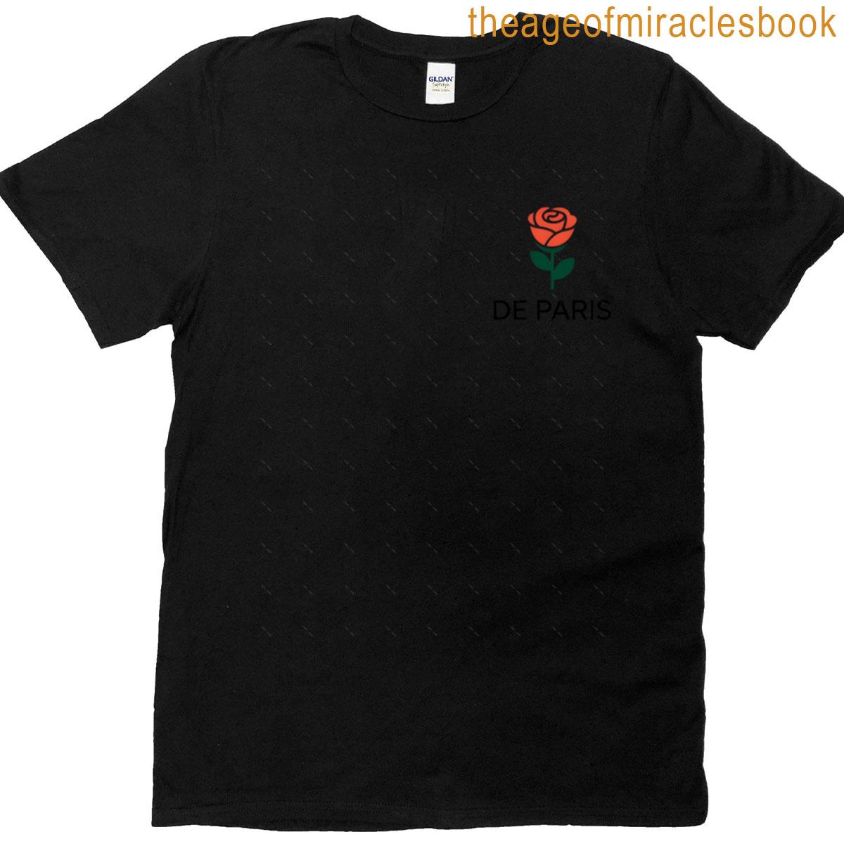 Rose Flower Orange De Paris Oversized T-shirt