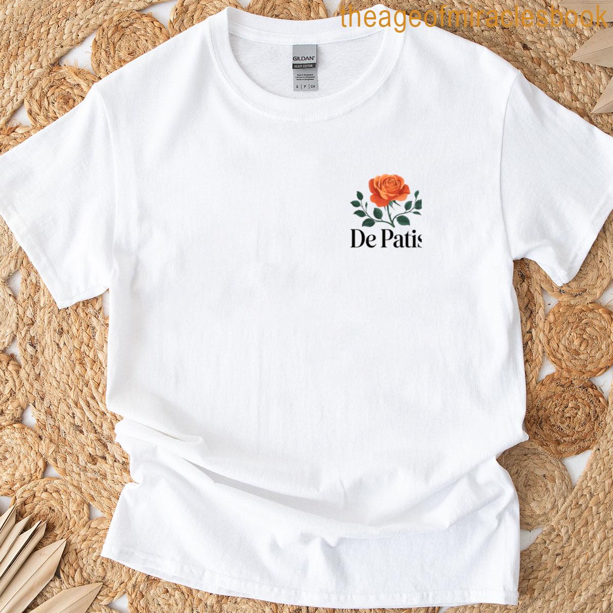 Rose Flower Orange De Patis T-shirt