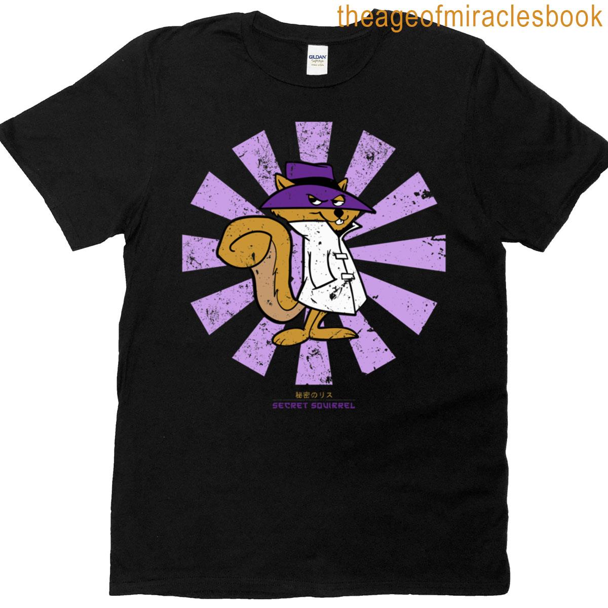 Secret Squirrel Retro Japanese T-shirt