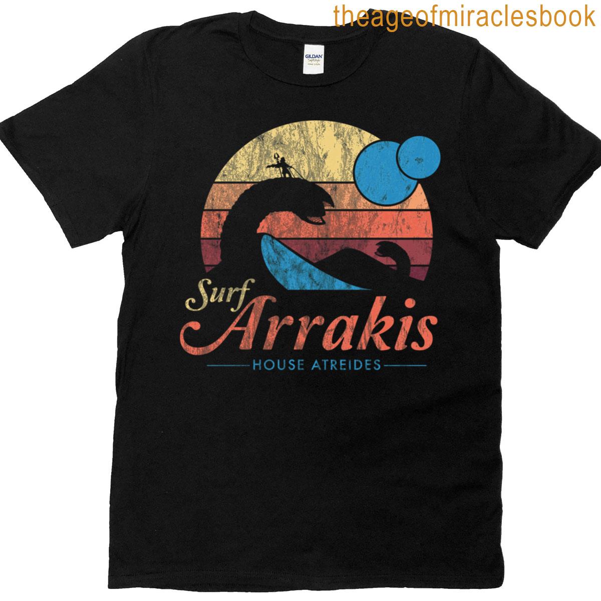 Visit Arrakis – Vintage Distressed Surf – Dune – Sci Fi T-shirt