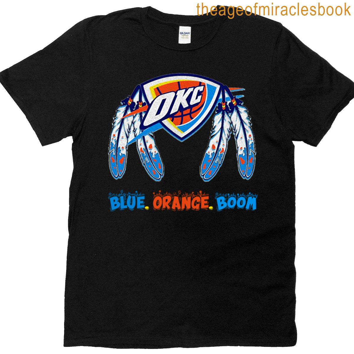 Blue Orange Boom – Okc Finals T-shirt