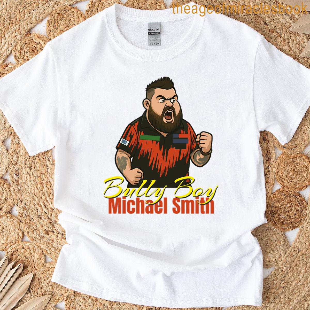 Michael Bully Boy Smith Darts Caricature T-shirt