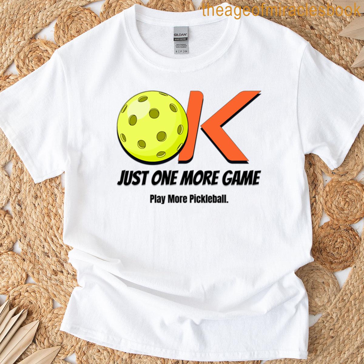 Ok – Just One More Game Oversized T-shirt