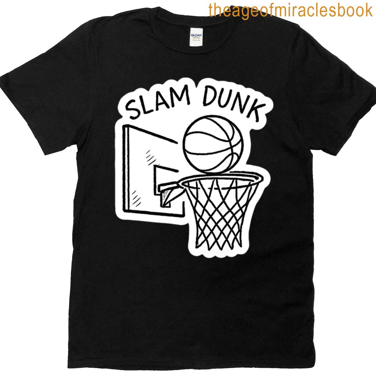Slam Dunk Basketball Sketch Oversized T-shirt