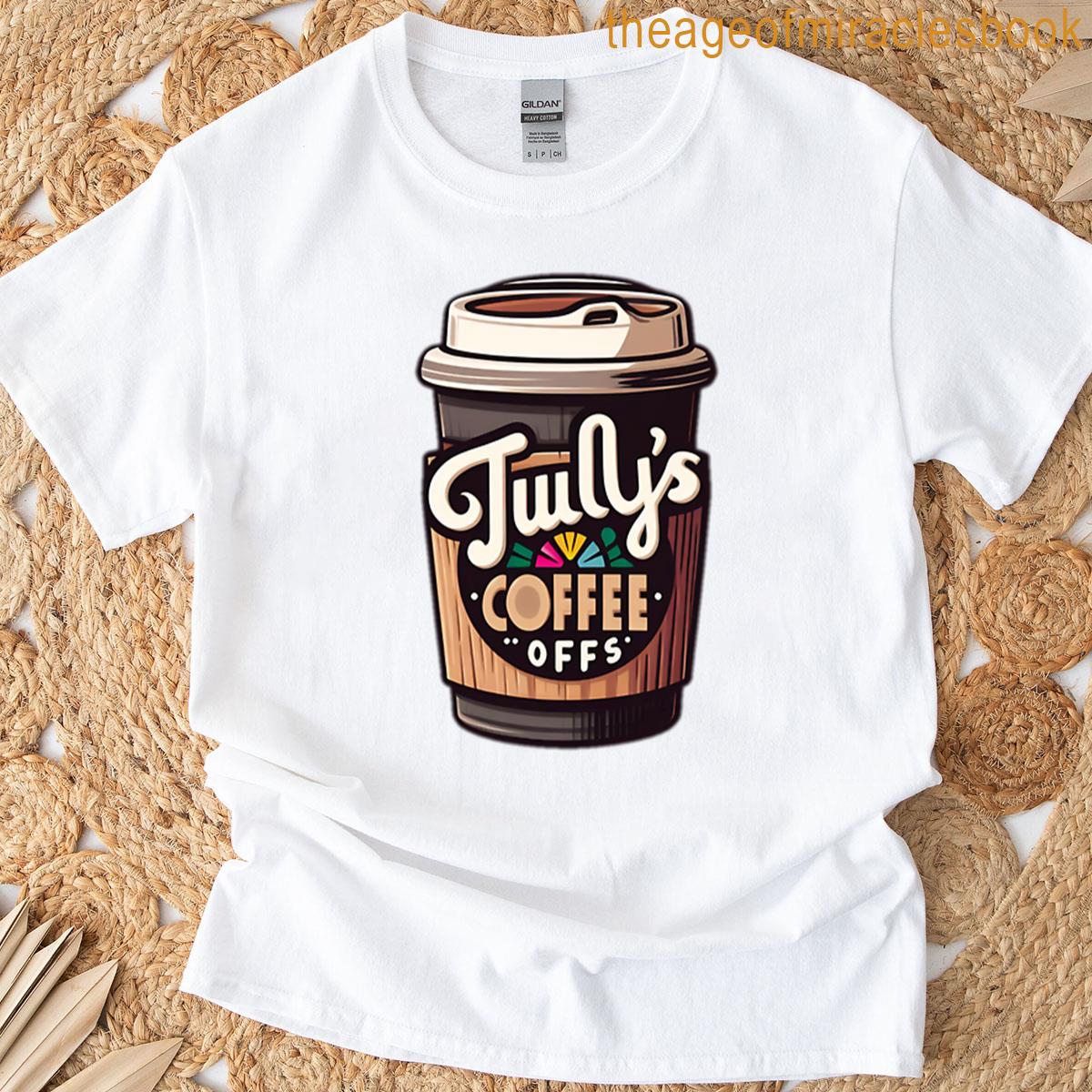 Tullys Morning Sticker T-shirt