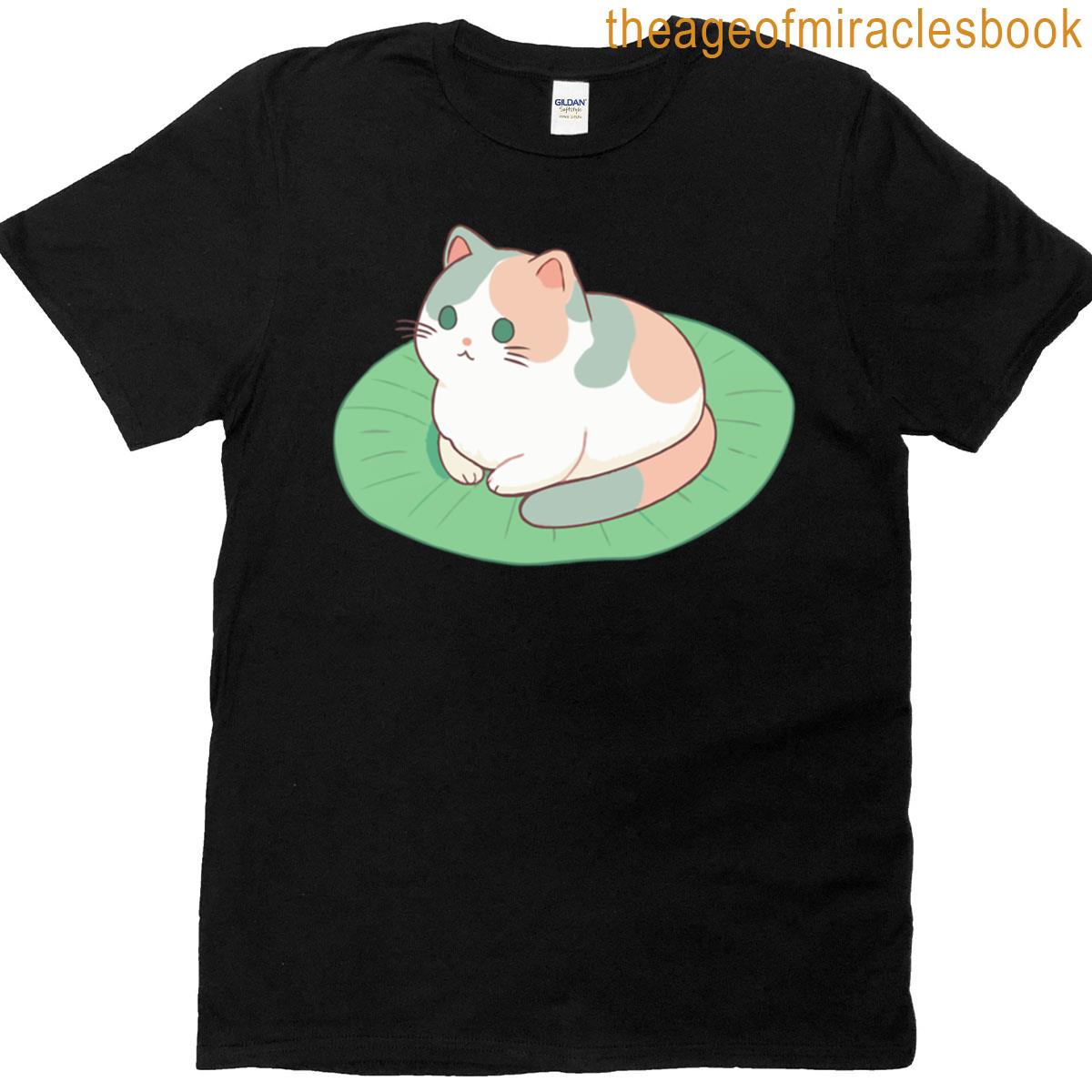 Cat On Lily Pad Oversized T-shirt