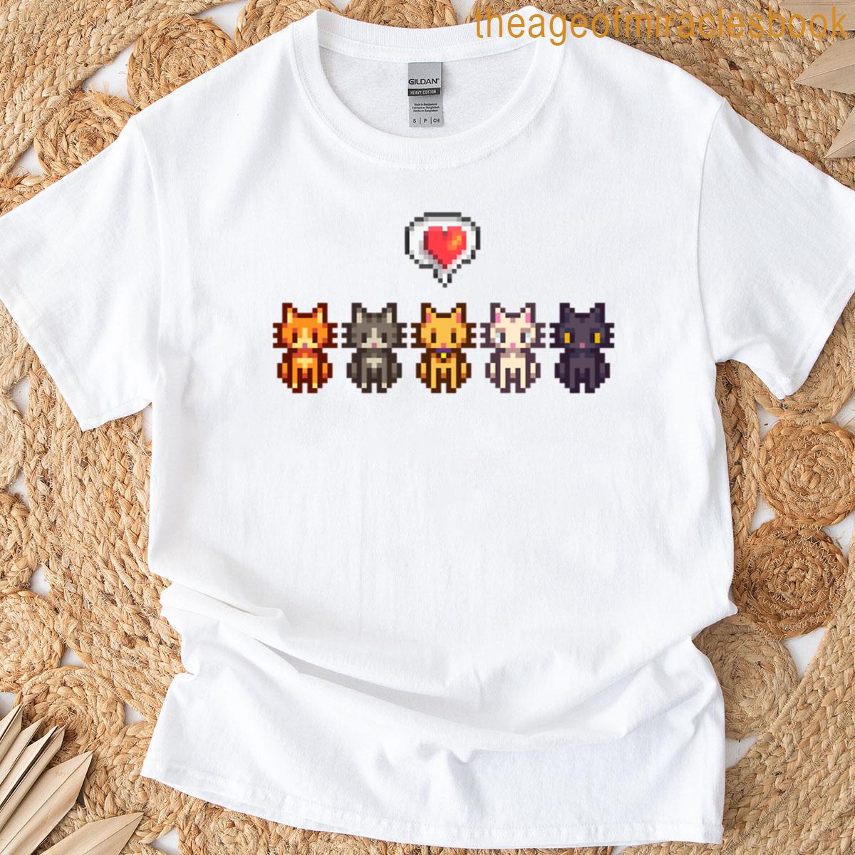 Cats Stardew Valley Oversized T-shirt