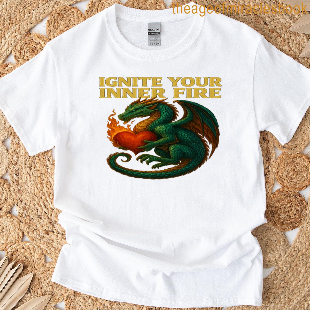 Ignite The Flame Dragon Power Tee Oversized T-shirt