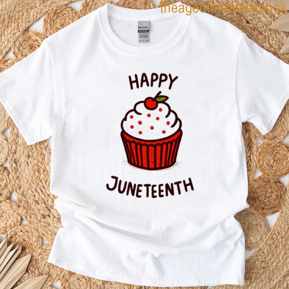 Juneteenth Cupcake Joy T-shirt