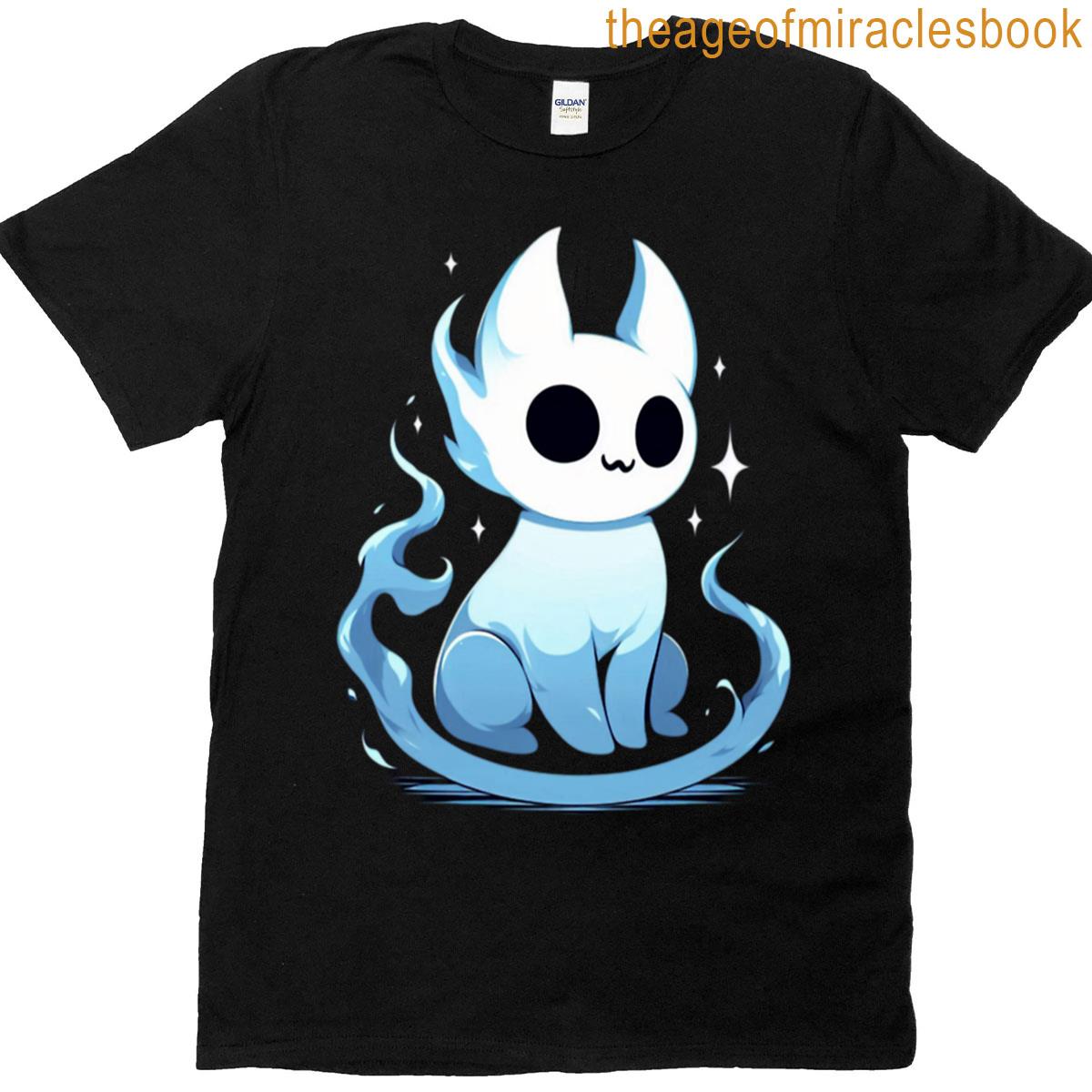 Kawaii Ghost Kitten T-shirt