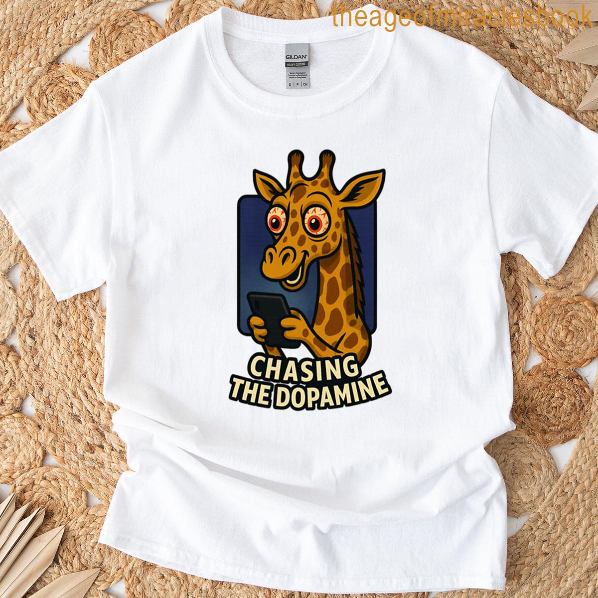 Keep Scrolling Giraffe T-shirt
