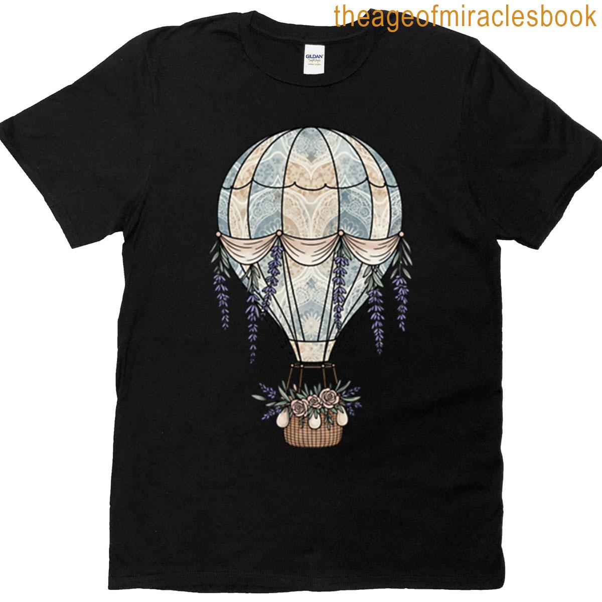 Lavender Lace Balloon Ride T-shirt