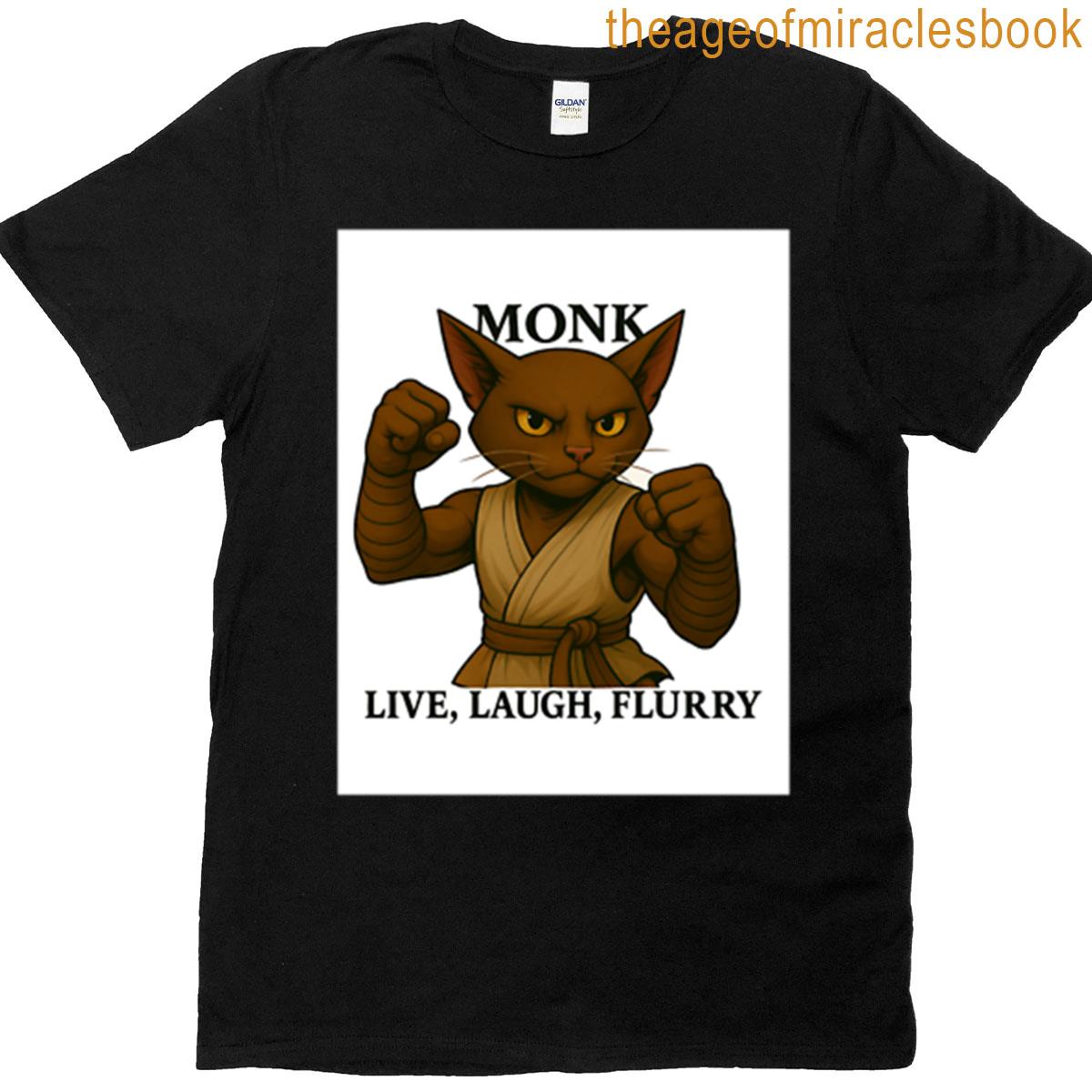 Live Laugh Monk Premium T-shirt