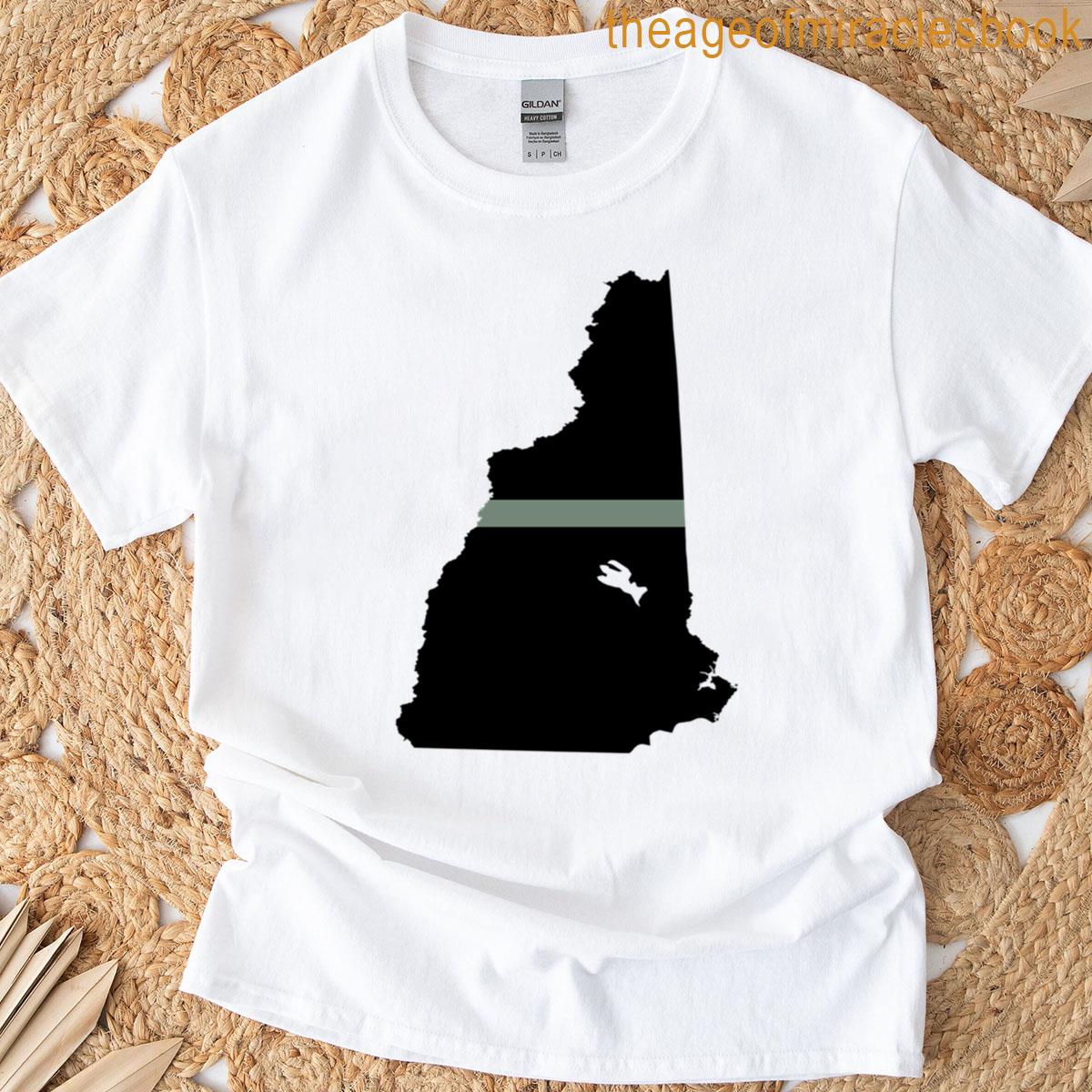 New Hampshire Thin Silver Line T-shirt