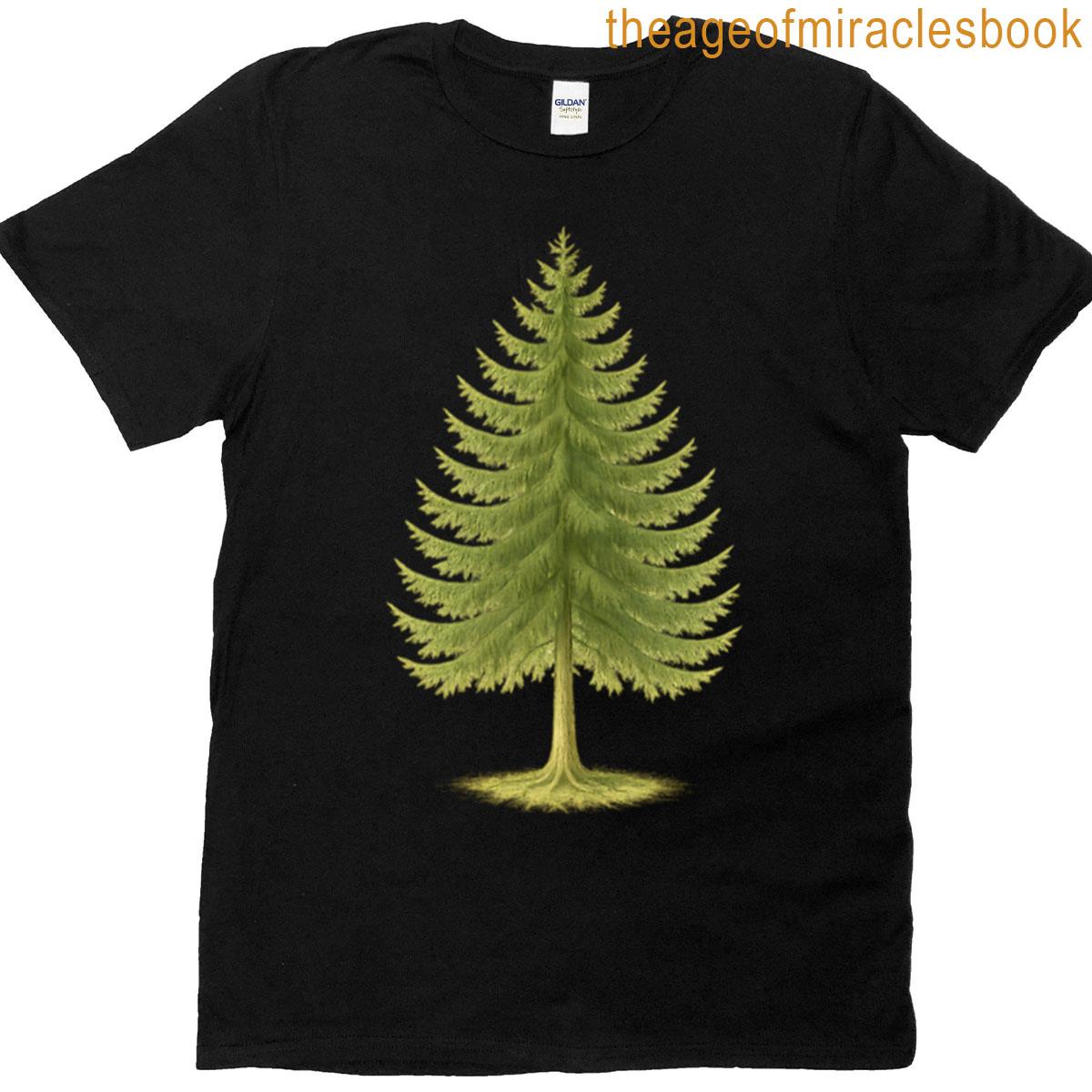Norway Spruce Botanical Tree Illustration T-shirt
