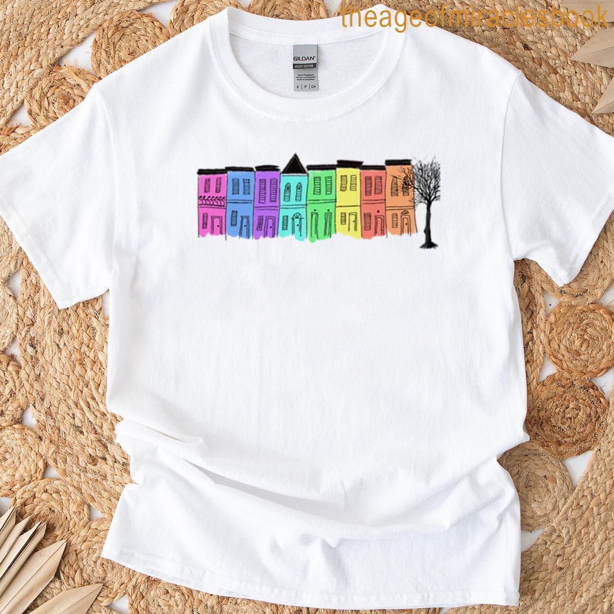 Pastel House Oversized T-shirt