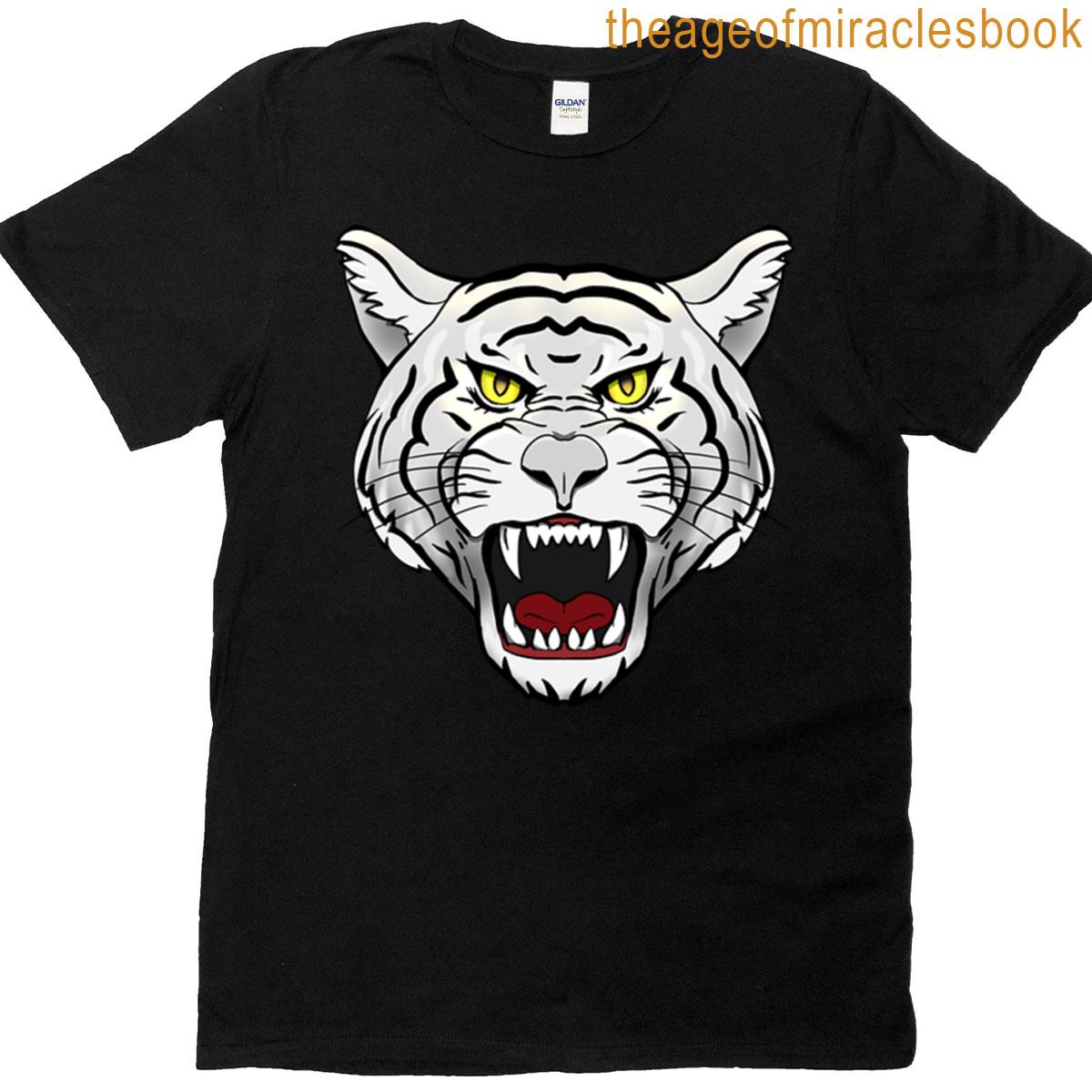 Roaring White Tiger T-shirt