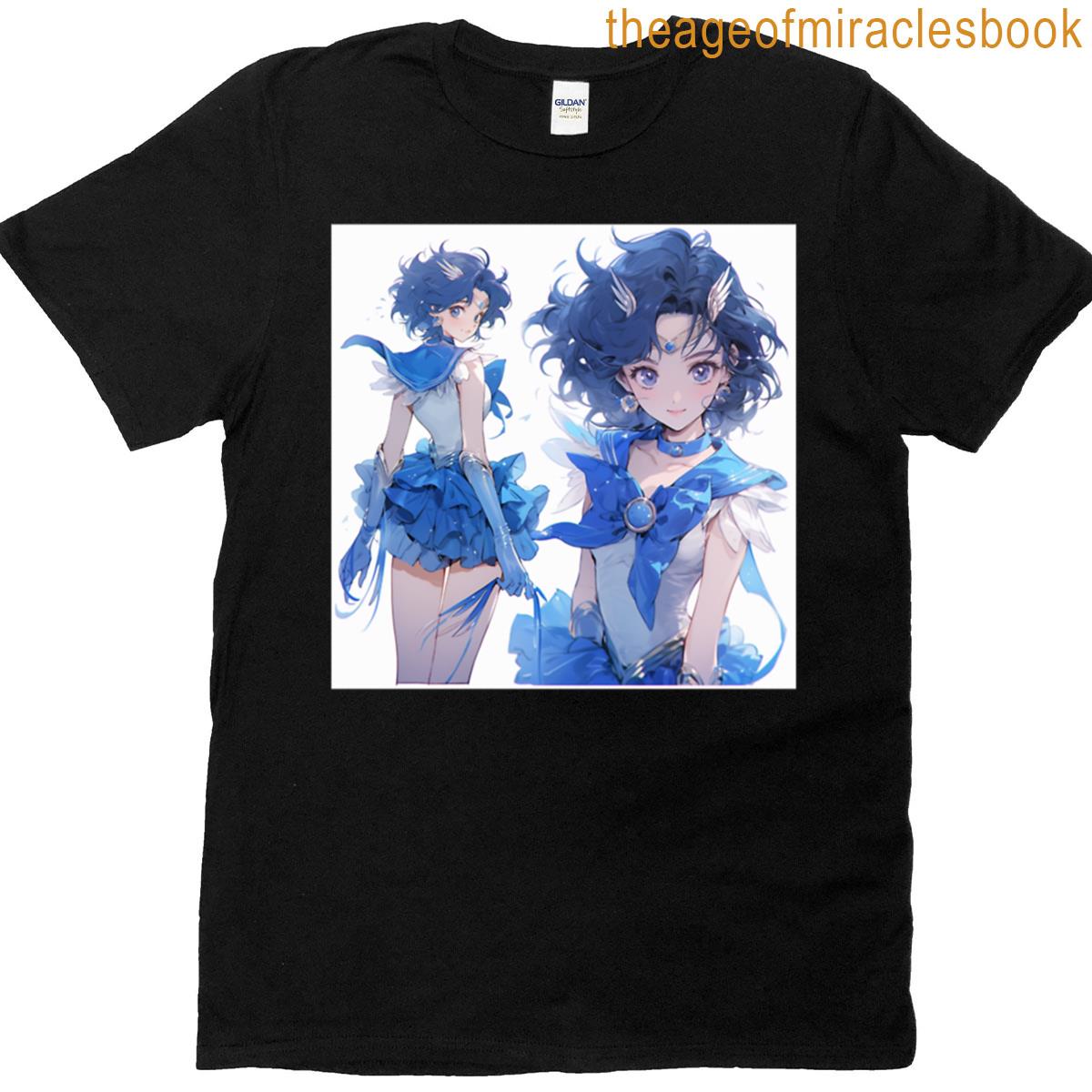 Stylized Eternal Sailor Mercury T-shirt