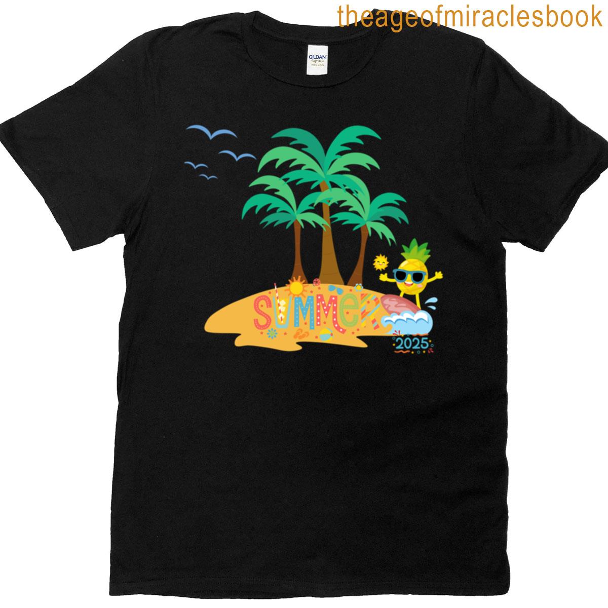 Summer 2025 Tropical Beach T-shirt