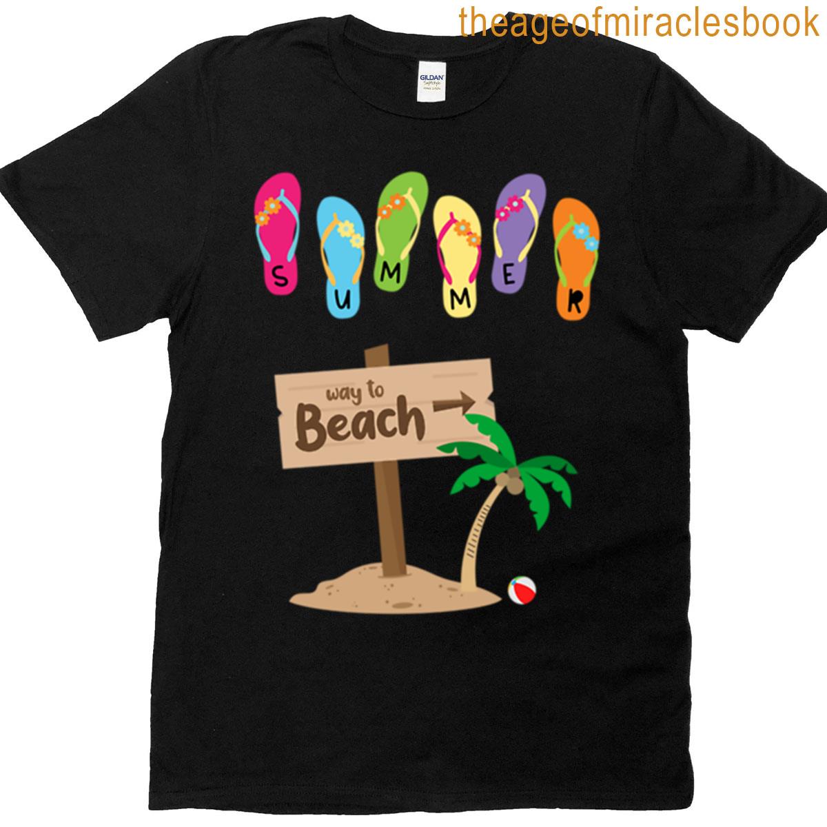 Summer – Way To Beach Oversized T-shirt