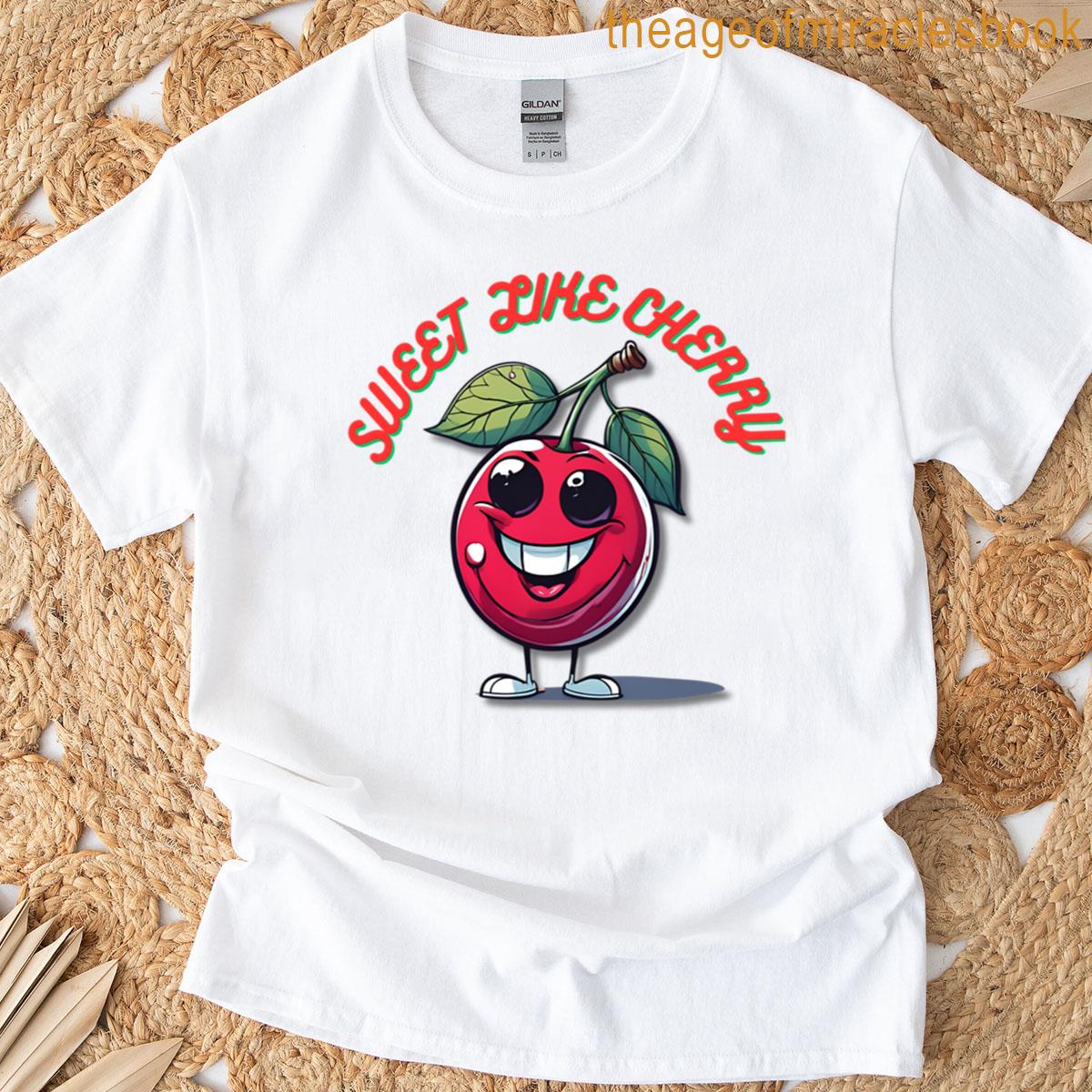 Sweet Like Cherry Cute Tee Oversized T-shirt