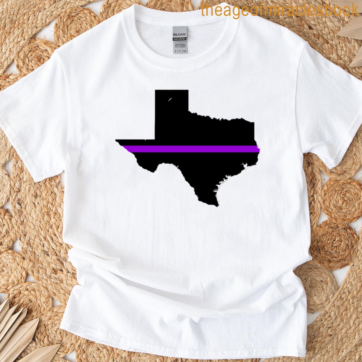 Texas Thin Purple Line T-shirt