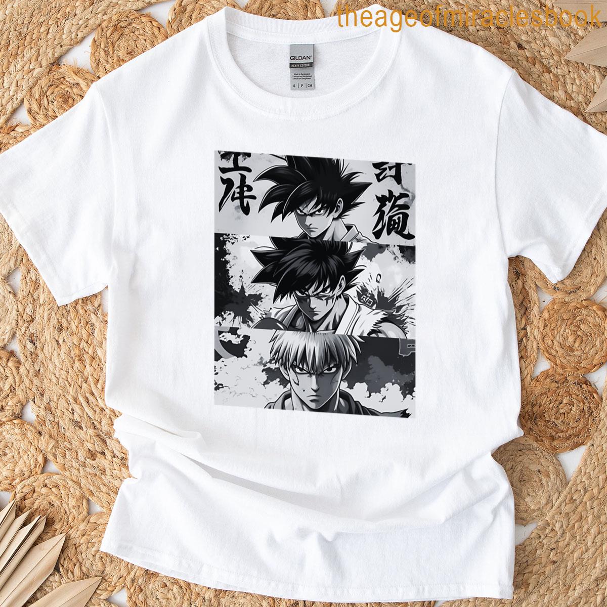 Tri Anime Warriors Oversized T-shirt