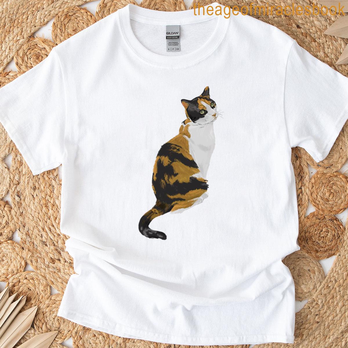 Tricolor Cat With Its Back Turned T-shirt