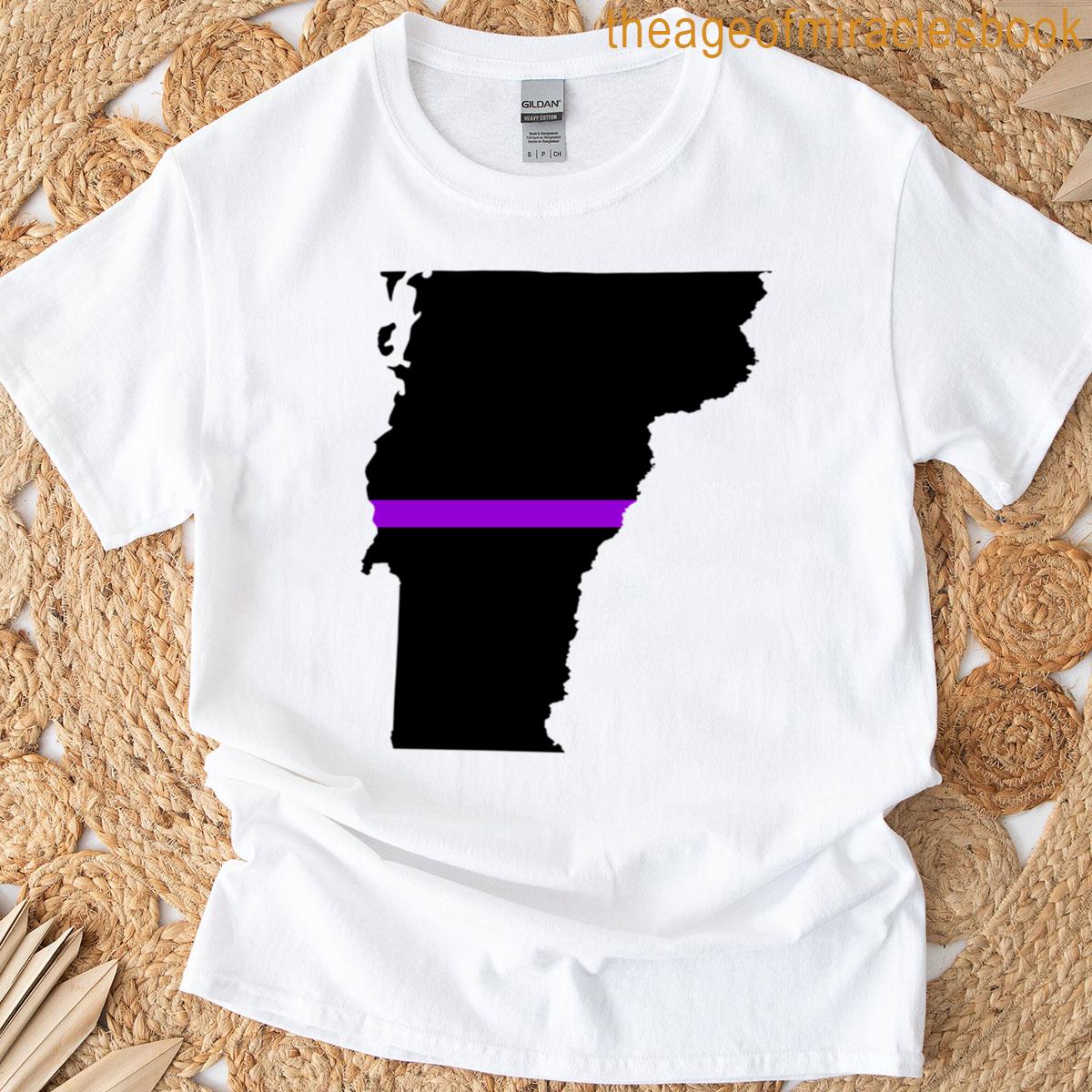 Vermont Thin Purple Line T-shirt