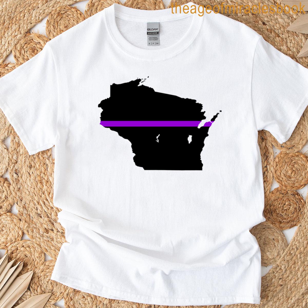 Wisconsin Thin Purple Line T-shirt