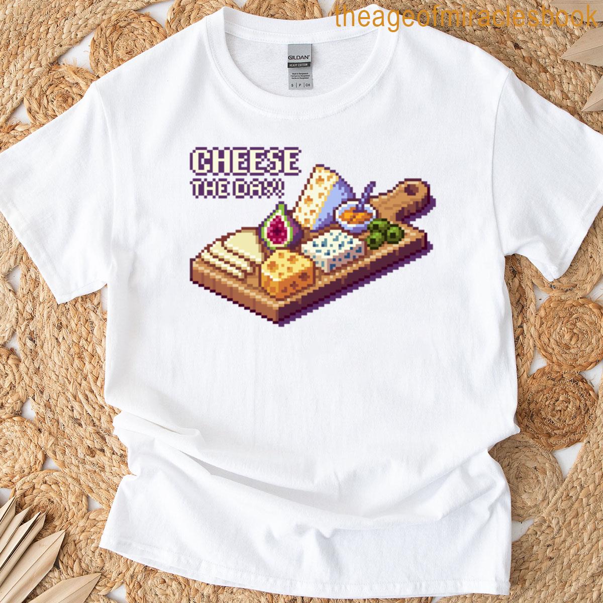 Cheese Board Pixel Art T-shirt