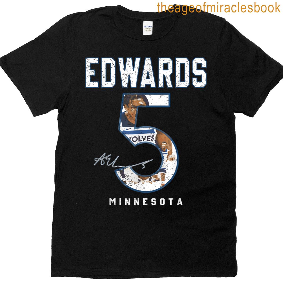Edwards Vintage Design Distressed T-shirt