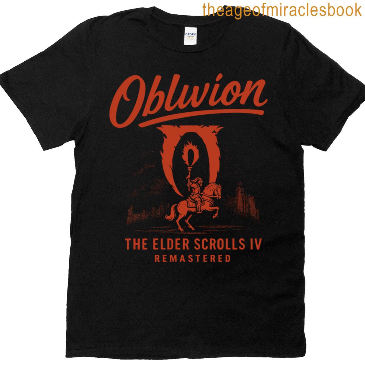 Elder Scrolls Iv Oblivion Remastered Knight T-shirt