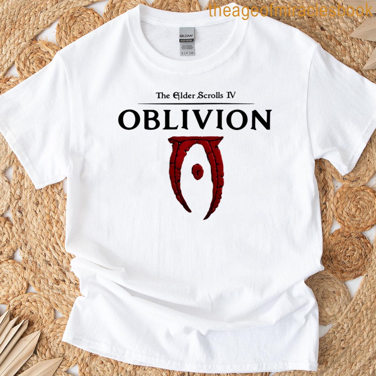 Elder Scrolls Oblivion Remastered Logo T-shirt