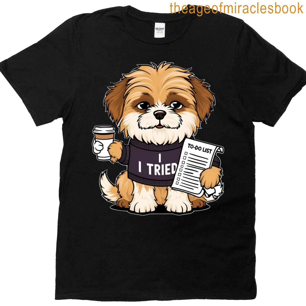 Furry And Adorable Puppy T-shirt