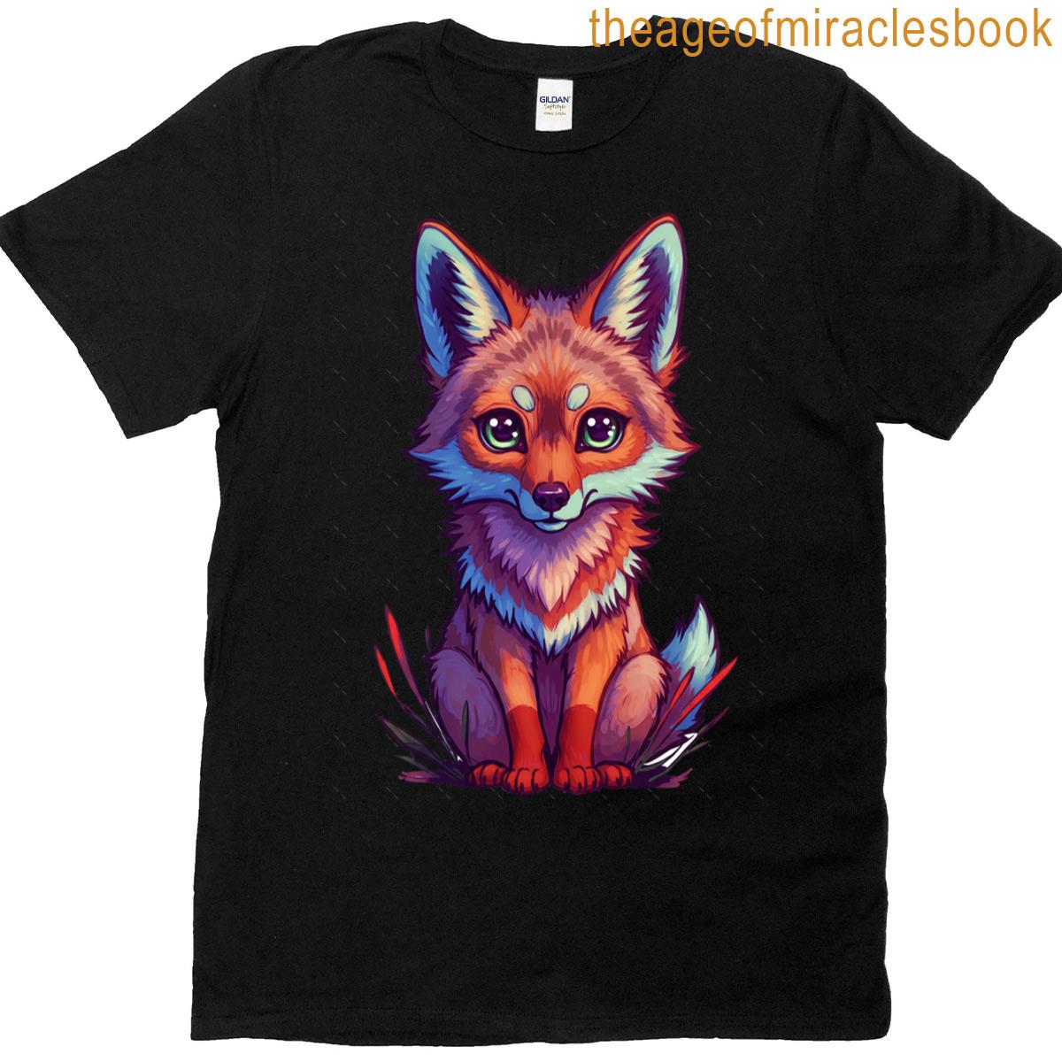 Kawaii Prairie Fox Oversized T-shirt