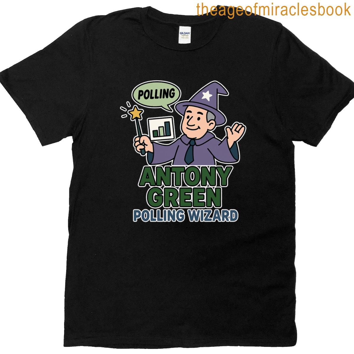 Antony Green Polling Wizard T-shirt