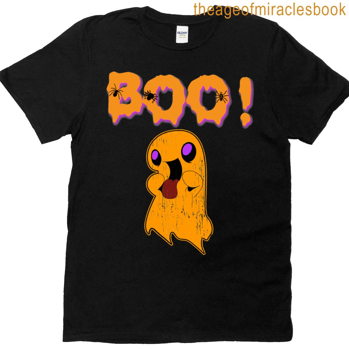 Boo Nice Ghost Halloween Holiday T-shirt