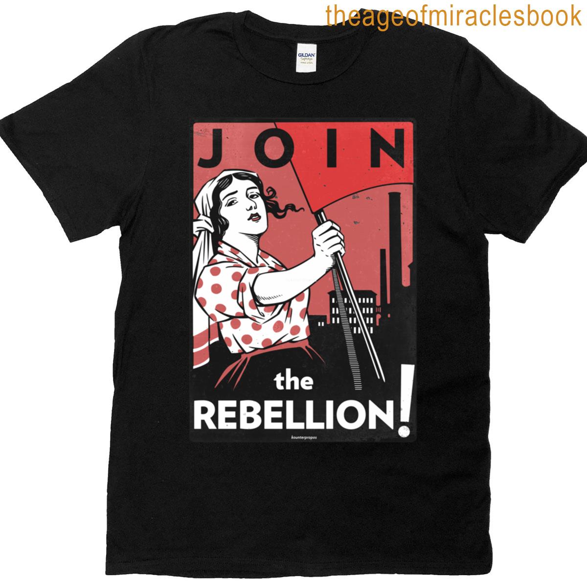 Join The Rebellion Vector Recreation T-shirt