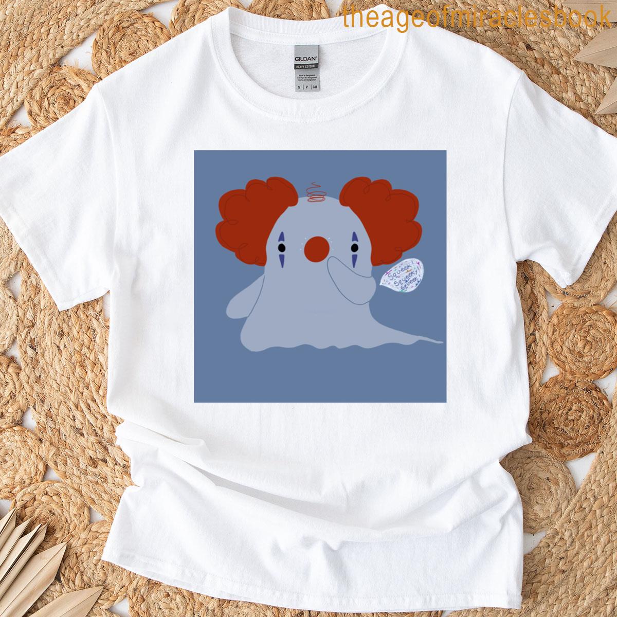 Clown Ghostie With Background T-shirt