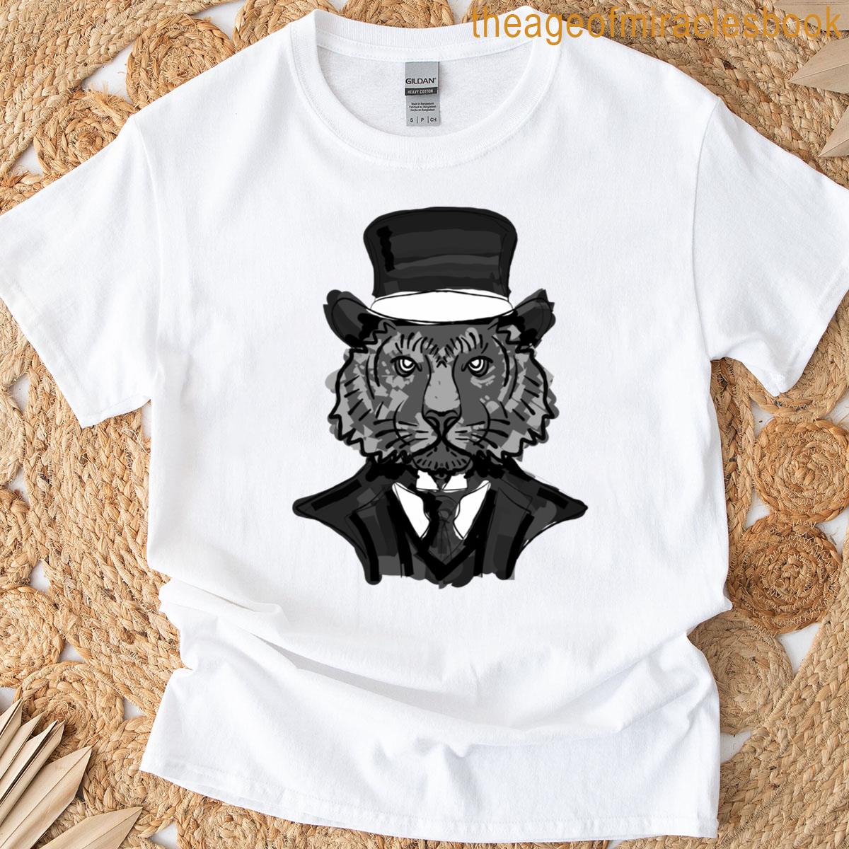 Mr Tiger Black And White T-shirt