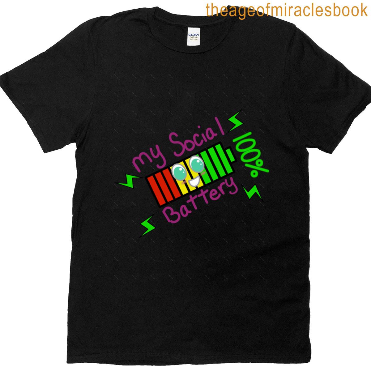 Social Battery 100 Oversized T-shirt