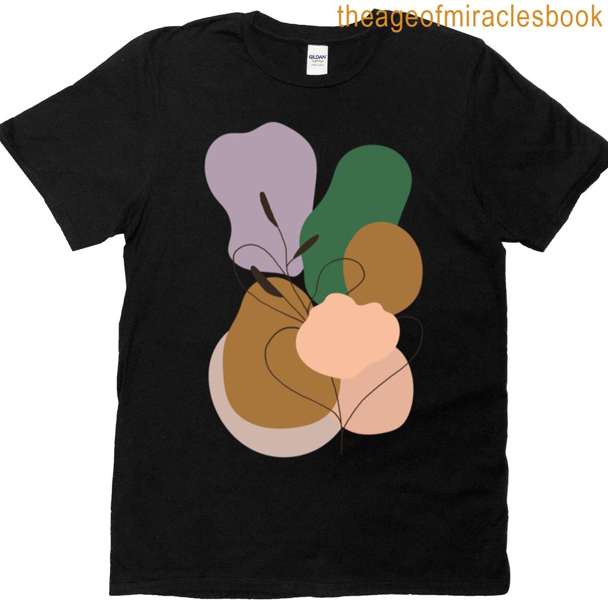 Soft Nature Shapes Oversized T-shirt
