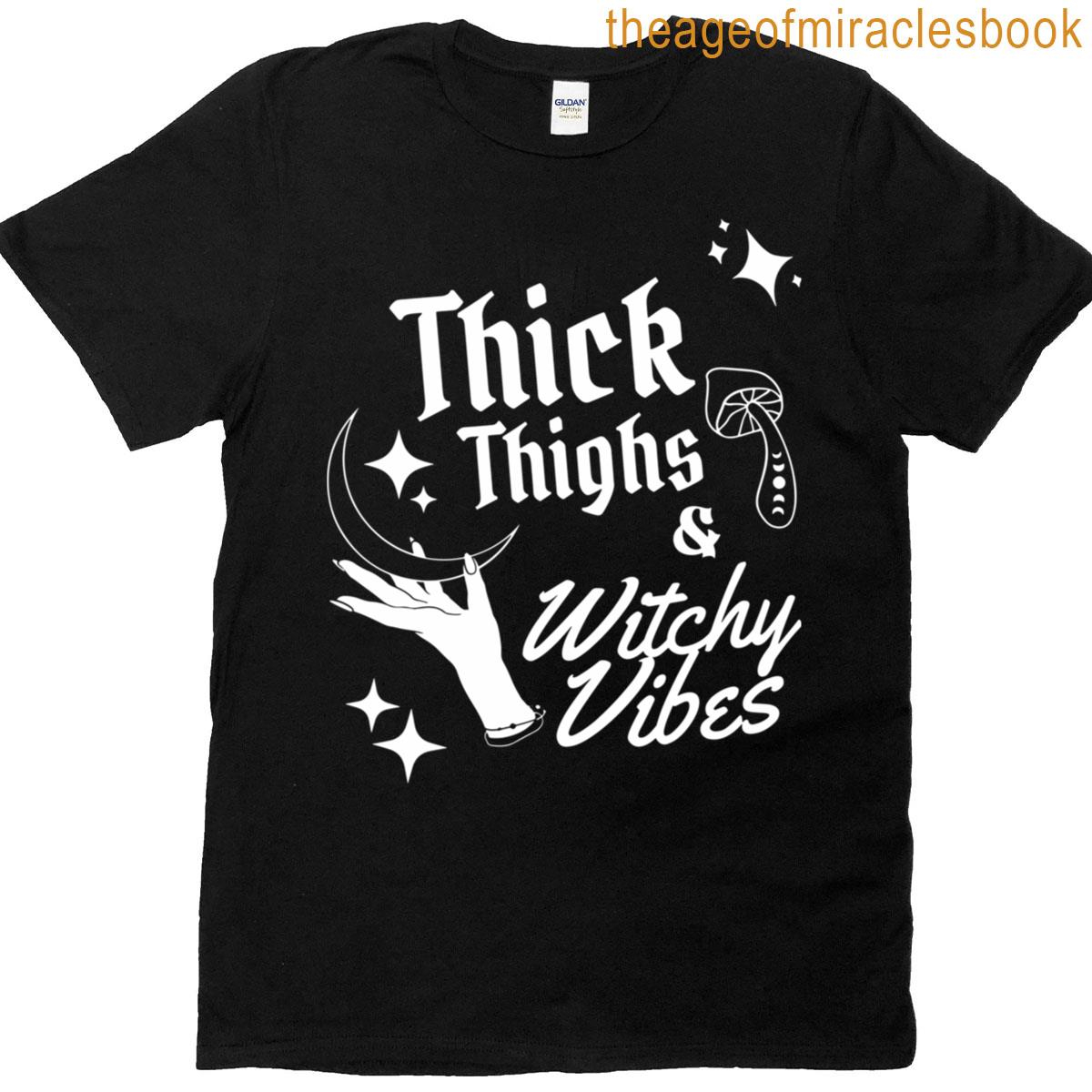 Thick Thighs And Witchy Vibes Oversized T-shirt