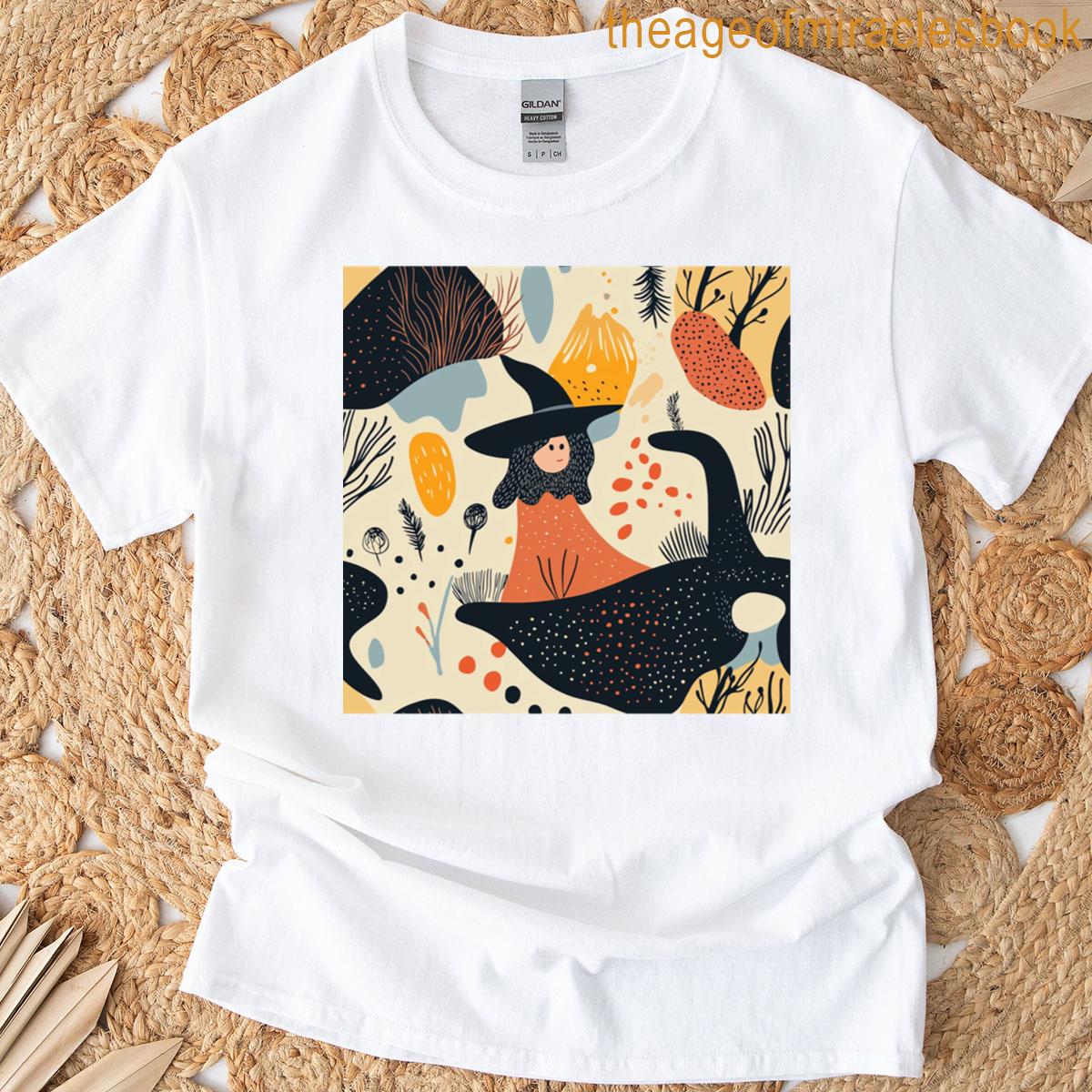 Witch Pattern T-shirt