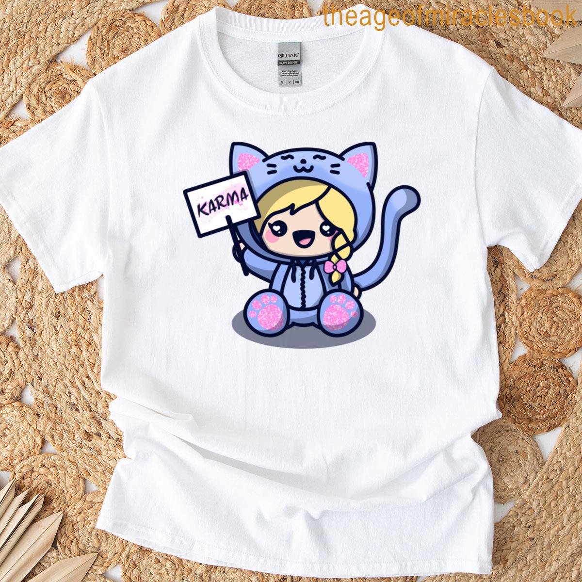 Karma Is A Cat Onesie T-shirt