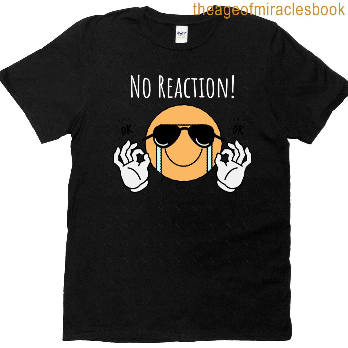 No Reaction Emoji Oversized T-shirt