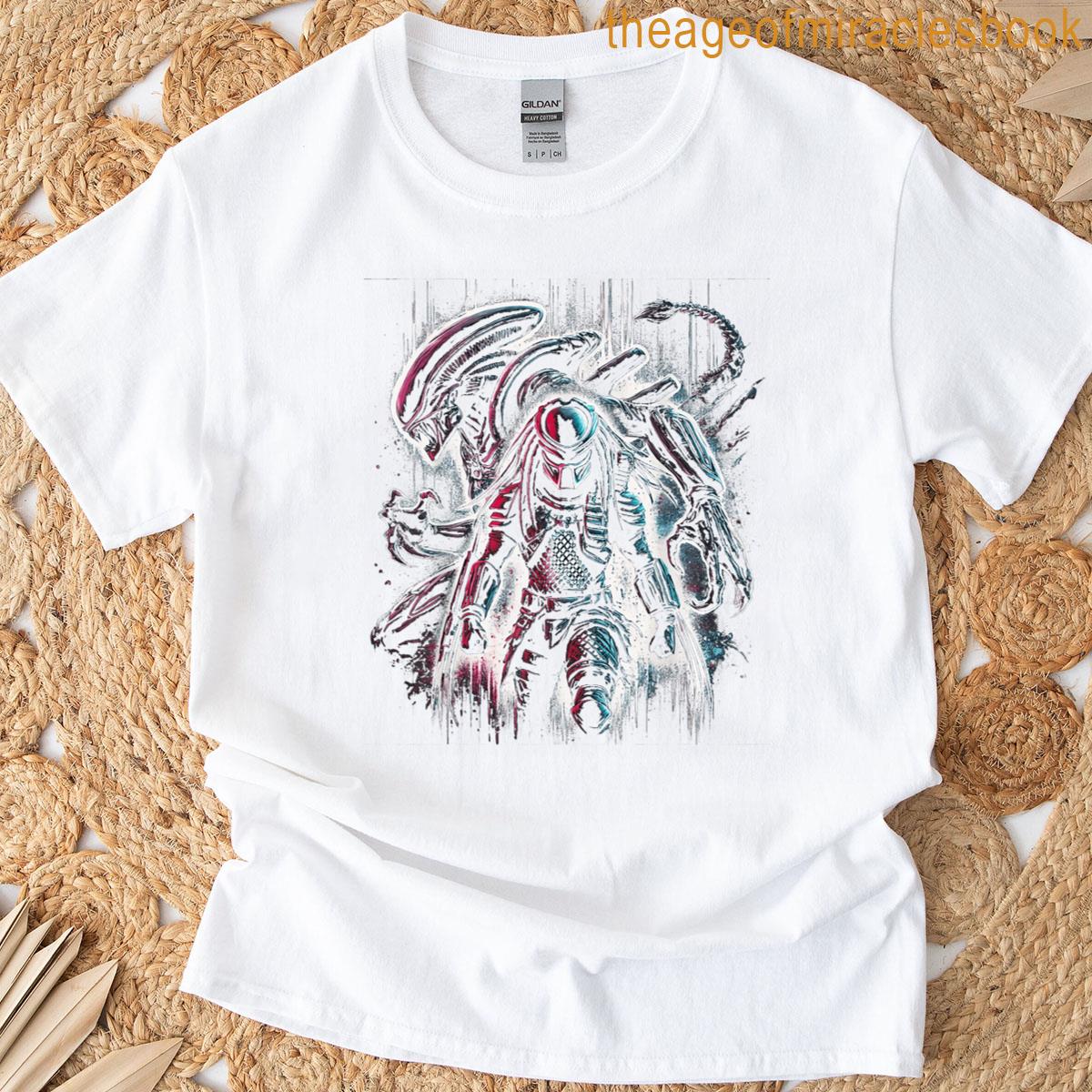 Predator Galactic Hunter Vs Alien Beast T-shirt