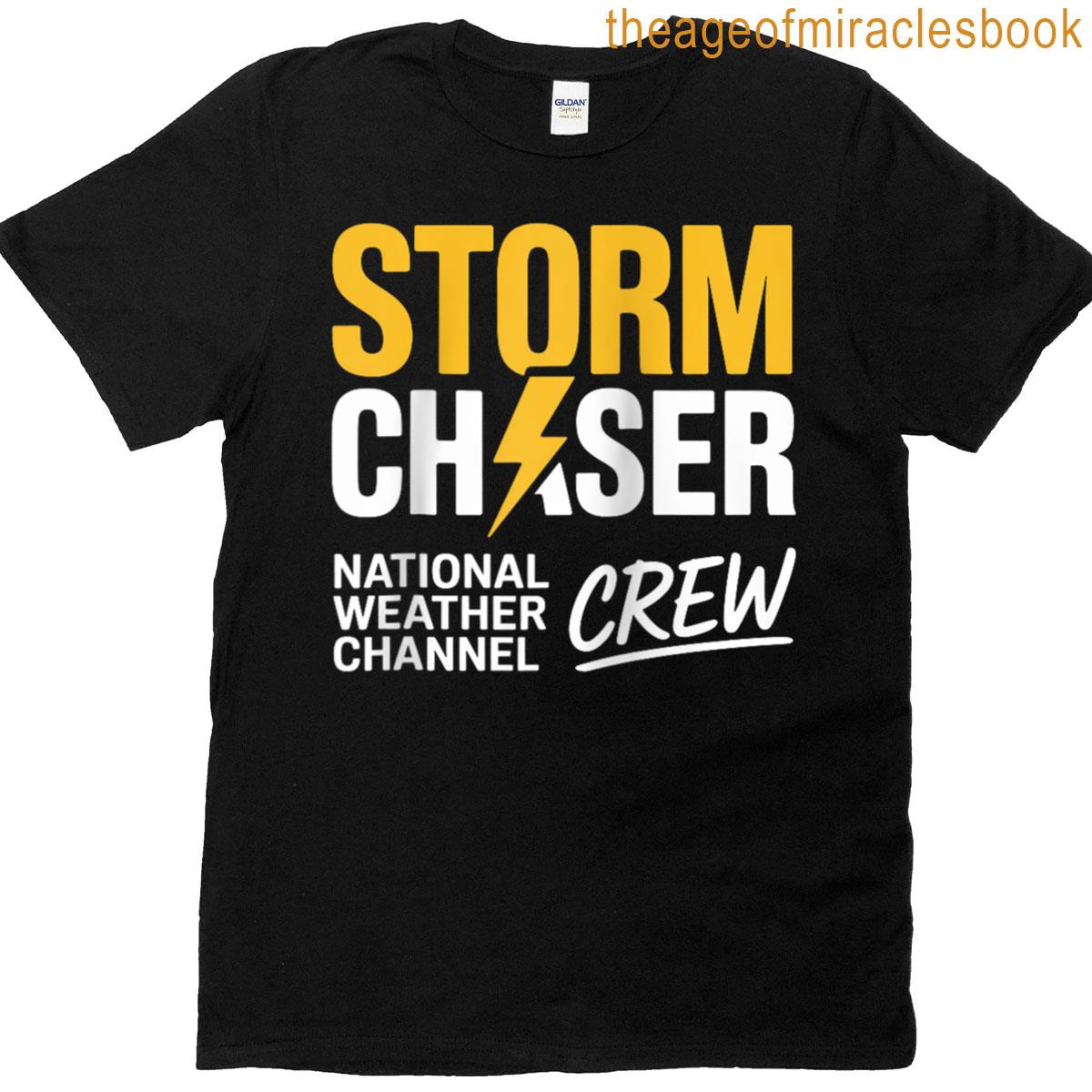Storm Chaser Meteorology Storm Chasing Raglan Baseball Tee T-shirt