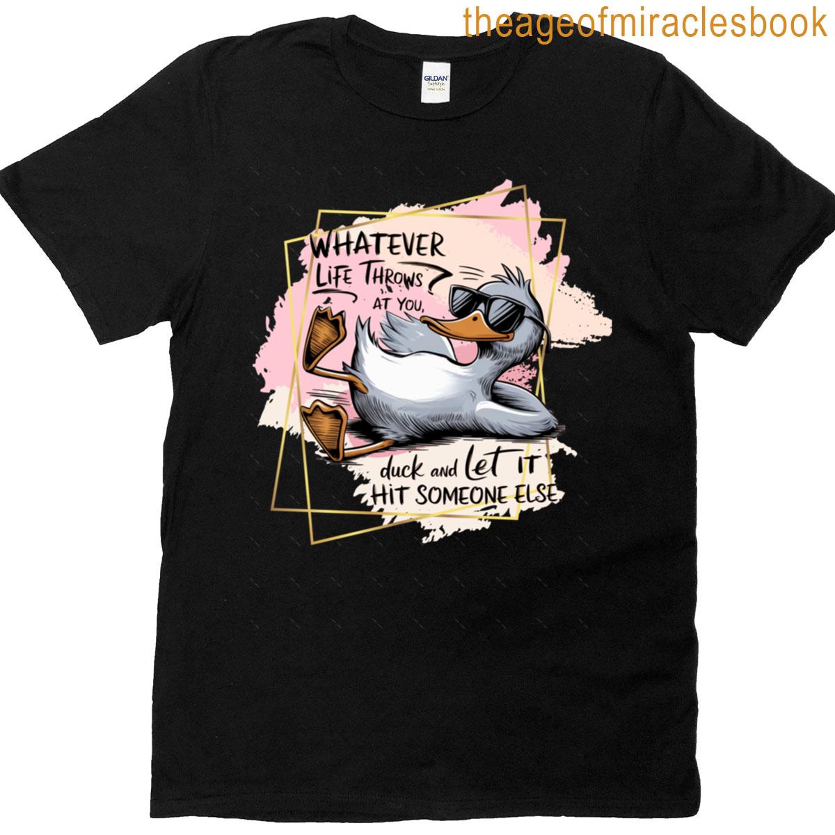 When Life Throws Duck Oversized T-shirt